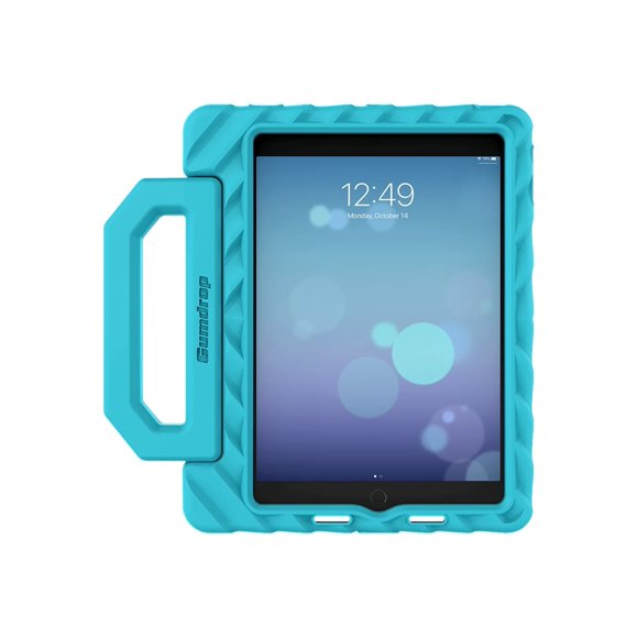 Gumdrop FoamTech - Back cover for tablet - rugged - foam - gumdrop blue - 10.2" - for Apple 10.2-inch iPad (7th generation, 8th generation)