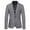 Gray, variant on Blazers for Men Men's Vintage Casual Work Wear Corduroy Suit Blazer Jacket Sport Coat One Button Suit Jackets