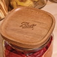 thumbnail image 5 of Ball Stack & Store Glass Mason Jars with Wooden Lid, Used for Pantry, Cookies, Flour, Cereal, Rice, Sugar, Tea, Coffee Beans, Spices, Square, 15.6-Cup Pack of 4, 5 of 7