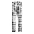 thumbnail image 3 of IROINNID Men's Pants Relaxed Cigarette Plaid Pattern Lace-Up Pencil Pants Stripes Elastic Waist Pants, 3 of 3