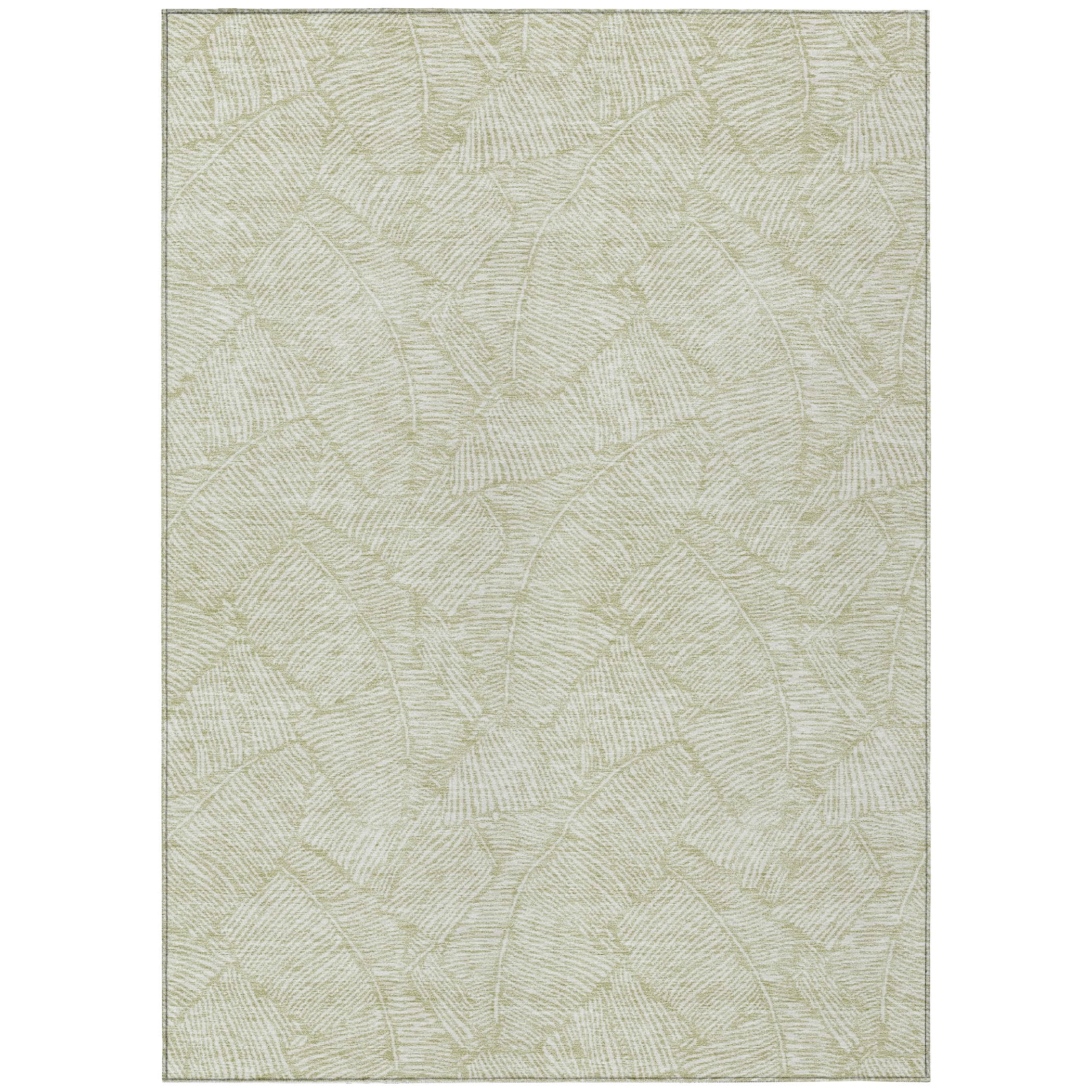 Addison Rugs Chantille Indoor/Outdoor Transitional Floral Aloe Washable Rectangle Rug, 10' x 14'
