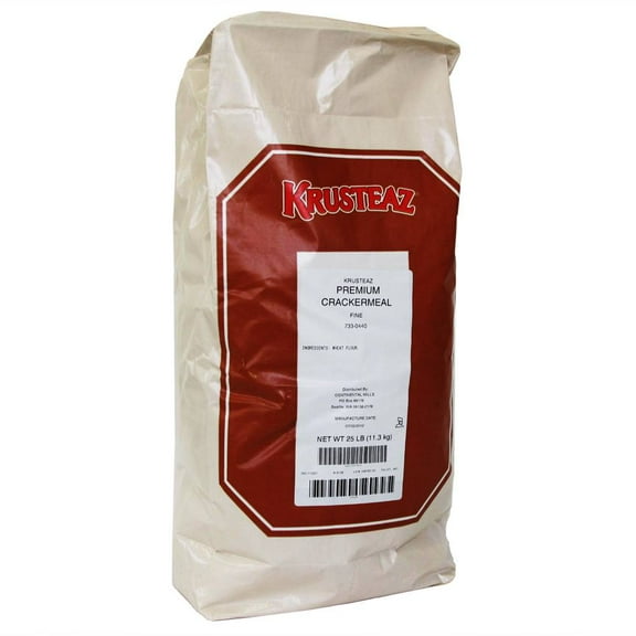 Krusteaz Premium Crackermeal Fine Breadcrumb, 25 Pound -- 1 each.