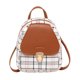 thumbnail image 1 of Mini mochila Messenger Bag para Girly Plaid Women One Shoulder Phone Wallet, Brown LingWen 8390612797590, 1 of 1