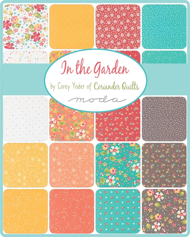 MODA - In The Garden Jelly Roll by Corey Yoder 40 pcs