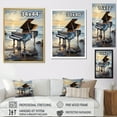 thumbnail image 4 of Designart "Orchestral Waves Of The Piano" Music Floater Framed Wall Art Prints, 4 of 5