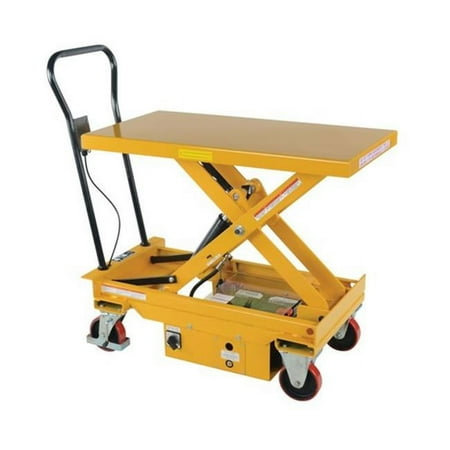 Vestil CART-1000-DC DC Power Scissor Cart- 39.75 x 20.5 in. - 1000 lbs