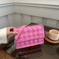 thumbnail image 2 of Bolso pequeño cuadrado con cadena de color macarrón, diseño de nicho, moderno y sencillo bolso bandolera con diamantes, otoño 2025, 2 of 5