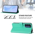 thumbnail image 5 of Wallet Case Compatible for Samsung Galaxy A16 4G / 5G, PU Leather Magnetic Closure Protective Flip Folio Case with 3 Card Holder and Wrist Strap Cover Women Men,Green,For Galaxy A16 4G / 5G, 5 of 7