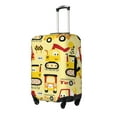 thumbnail image 2 of Uemuo Funny Construction Vehicles Printed Washable Luggage Cover - Fashion Suitcase Protector Fits 18-32 Inch Luggage -Medium, 2 of 9