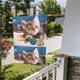 thumbnail image 4 of Zufioo Playful Cat Print Double Sided Garden Flag, Outdoor Decorative Flag, Garden Yard Flag, Ideal Home Decoration-28"x40", 4 of 9