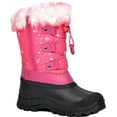 thumbnail image 6 of BURUDANI Kids Boys Girls Warm Snow Boots Insulated Waterproof Winter Ski Boots KSNOW FUCHSIA Size 12, 6 of 6