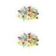thumbnail image 4 of kurtrusly Beautiful Mosaic Tiles Assorted Craft Glass Pieces Stones Artistic Blue Red 1-2cm 2Set, 4 of 6