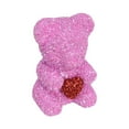 thumbnail image 3 of Esquirla Valentine's Bear Home Centerpiece Lovely Valentines Day Gifts Creative Valentines Day Decoration Holding Heart for Girlfriend Pink, 3 of 8