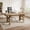 Natural wood color, variant on 71" Large Farmhouse Dining Table for 6-8 People, Wooden Barn Style Kitchen Table with Sturdy Triangular Legs, Thickened Tabletop for Home Office