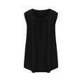 thumbnail image 3 of Aofany Summer Plus Size Tank Tops for Women Boho Loose Fit Tunic Blouses Crew Neck Flowy Sleeveless Vest Tops, 3 of 5