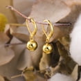 thumbnail image 6 of Lancharmed Gold Plated Earrings for Womens Trendy,Orb Pendant Earring Valentine Gift, 6 of 8