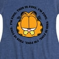 thumbnail image 3 of Garfield - I'm Fine This Is Fine - Toddler & Youth Girls Fit & Flare Dress, 3 of 4