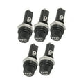 thumbnail image 1 of Unique Bargains 5 Pcs 6 x 30mm Panel Mounted Fuse Holder w Screw Cap, 1 of 1