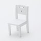 thumbnail image 2 of Juego de 3 piezas de muebles simuladores de mesa y silla para niños, 2 of 3