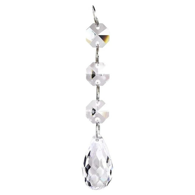 Toystoory 30 pack/lote cristales colgantes adornos de Navidad decoración de fiesta colgante para boda luz Año Nuevo pequeñas gotas de agua 30 Uds.