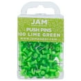 thumbnail image 6 of JAM Paper Push Pins, Lime Green, 2 Packs of 100, 6 of 7