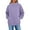 Purple, variant on Mock Neck Sweatshirt Women Oversized Turtleneck Pullover Long Sleeve Warm Tops Fall Fashion Y2K Outfits With Pockets Dark Gray XXL