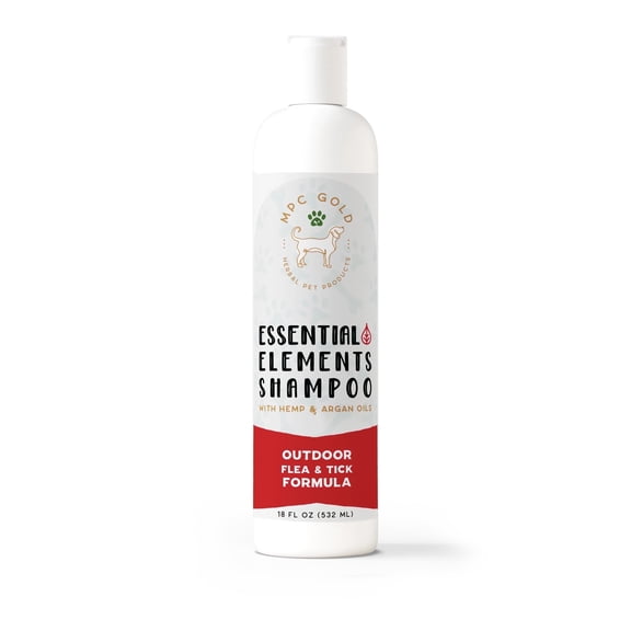 MPC Gold Outdoor Formula Pet Shampoo – All-Natural, Paraben-Free, Non-Toxic – Helps Deter Fleas & Ticks
