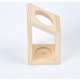 thumbnail image 3 of MERRYHAPY Florero Tubo De Vidrio Beige Con Soporte De Madera Para Plantas Hidroponicas Decorativas, 3 of 8
