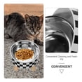 thumbnail image 3 of PTOOTP Cat Feeding Station Microwave Safe Round Mouth Design 1Set Raised Dog Bowls 5.0In, 3 of 8