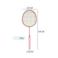 thumbnail image 5 of Handle Long Badminton Rackets Kids Badminton Set Training Tool Parent-Child Interactive Rackets (Lake Blue, Suitable for Kids 8-12 Year Old, 12pcs Badminton), 5 of 5