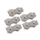 thumbnail image 1 of Delaman 5 uds Clip de Cuerda de Alambre dúplex de Acero Inoxidable, Clip de Cuerda de Alambre dúplex de Acero Inoxidable Abrazaderas de Cable de fijación Calibre para Cuerda de Aparejo, 1 of 5