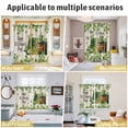 thumbnail image 5 of St. Patrick's Day Kitchen Curtains Window Panels, Lucky Shamrocks Boots Green Leaves Retro Insulated Window Treatment Curtain, Grommet Curtains for Bedroom/Living Room/Bathroom, 2 Piece 27.5"Wx39"L, 5 of 8