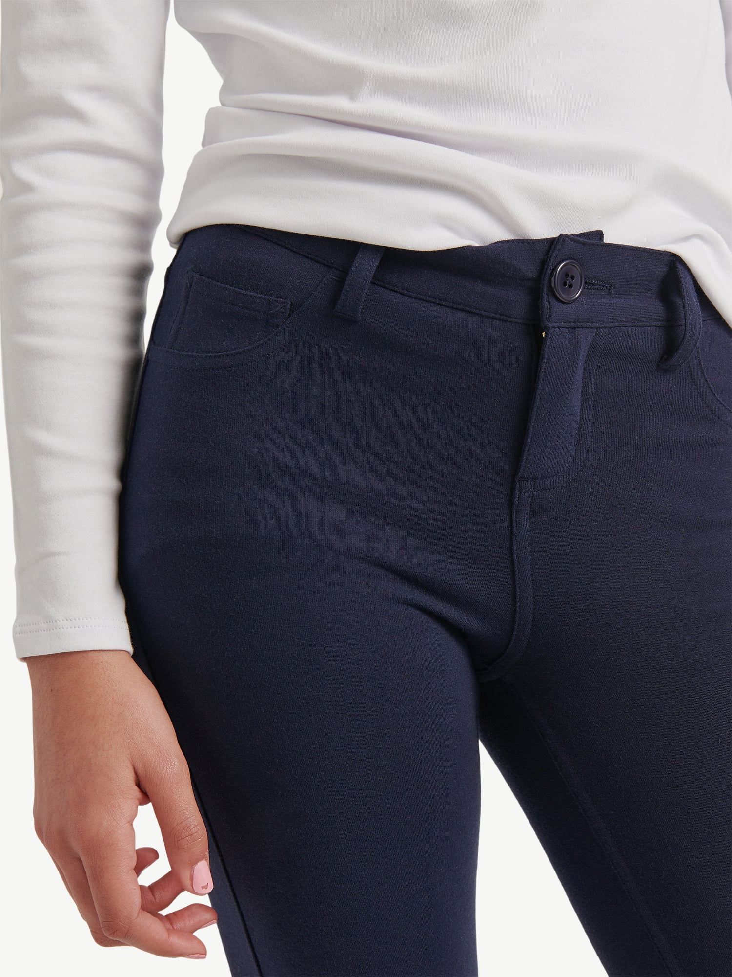 Justice Girls Uniform Knit Jeggings, Sizes 6-18