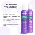 thumbnail image 2 of Kit Shampoo + Tratamiento Matizador Nefertiti 300ml para Realzar tonos violetas, 2 of 6