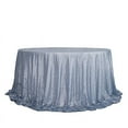 thumbnail image 4 of BalsaCircle 132" Sequin Round Tablecloth Wedding Party Linens Dusty Blue, 4 of 9