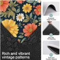 thumbnail image 3 of Pioneer Flower Floral Print Pattern Kitchen Rugs Sets Of 3,Kitchen Runner Rugs Non Skid Washable,Decorative Kitchen Floor Mats for Kitchen,Sink,Laundry,17"x30"+ 17"x47" + 17"x59", 3 of 6
