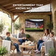 thumbnail image 4 of Titan L200 QNED 55 Inch Outdoor TV, Partial Sun, IP65 Smart Weatherproof TV, 4K HDR, 120 Hz, Web AI OS, 1500 Nits, Wi-Fi 6E, Dolby Digital, Outdoor TV Cover, Slim Bezel, 2 Yr Wty, 4 of 8