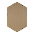 thumbnail image 6 of Kate and Laurel Rhodes Hexagon Wall Mirror, 24.75 x 36.75-Inches, Walnut Brown, 6 of 7