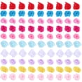 thumbnail image 1 of 250 piezas de flores de cinta para manualidades, hechas a mano, rosas (colores variados), 1 of 7