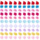 thumbnail image 1 of 250 piezas de flores de cinta para manualidades, hechas a mano, rosas (colores variados), 1 of 7