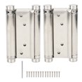 thumbnail image 1 of 4in Stainless Steel Door Spring Hinge with Bearings Hardware Accessory for Swing Doors Set, 1 of 8