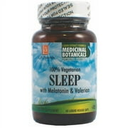 L A Naturals Sleep With Valerian & Melatonin Vegetarian Capsules, 60 CT