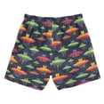 thumbnail image 7 of FORMRS Boys Swim Trunks Quick Dry Mesh Lining Beach Boardshorts, Sizes XS-XL, Colorful Space Cat, 7 of 7