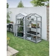thumbnail image 5 of VegTrug 4-Tier Cedar Greenhouse - Grey, 5 of 5