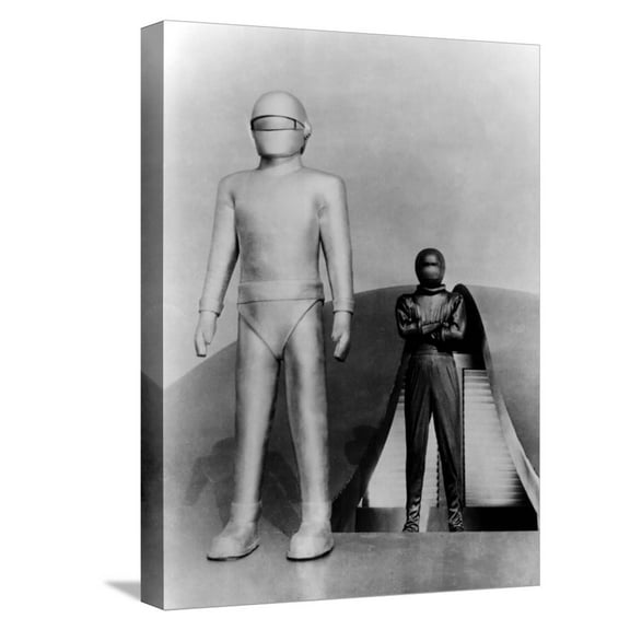 Art.com The Day the Earth Stood Still, Gort, Michael Rennie, 1951 Stretched Canvas Print Wall Art, 12" x 16"