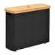 thumbnail image 1 of Portarrollos de papel higiénico grande, impermeable, multifuncional. Negro, 1 of 9