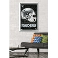 thumbnail image 2 of NFL Las Vegas Raiders - Neon Helmet 23 Wall Poster, 22.375" x 34" Framed, 2 of 5