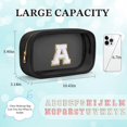 thumbnail image 4 of Neceser de viaje transparente YOOLIFE Initial, negro, 4 of 7