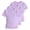 Purple2, variant on KyCheLot 3 Pack Ribbed Knit Tops for Girls Crew Neck Solid Color Short Sleeve T-Shirts Trendy Ruffle Trim T-Shirts