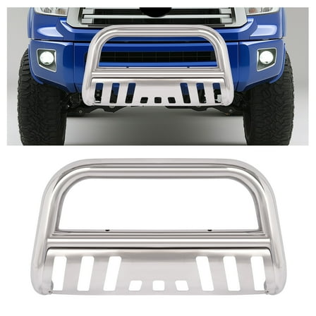 KOJEM Bull Bar, Fit for 2007-2021 Toyota Tundra 2008-2022 Sequoia,Push Bumper,Silvery